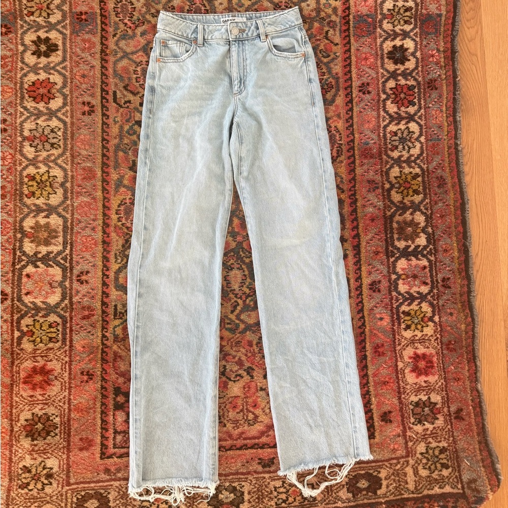 Garage Light Blue Women's Straight Jeans